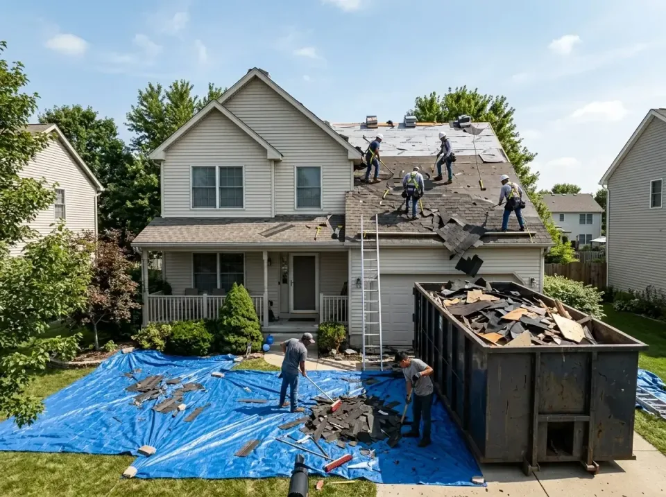 roof-replacement-debris-remova-004 — frequently asked questions, Cheapest Dumpster Rentals in Westbrook Center, CT